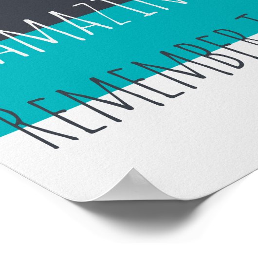 あなたは素晴らしいリビングルームウォールアートポスター ポスター (角)