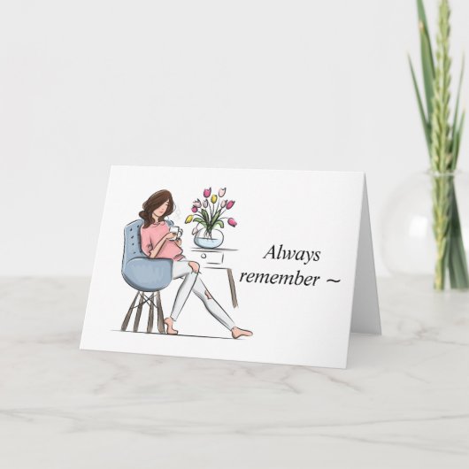 あなたは素晴らしい勇気付けられるカード サンキューカード (正面)