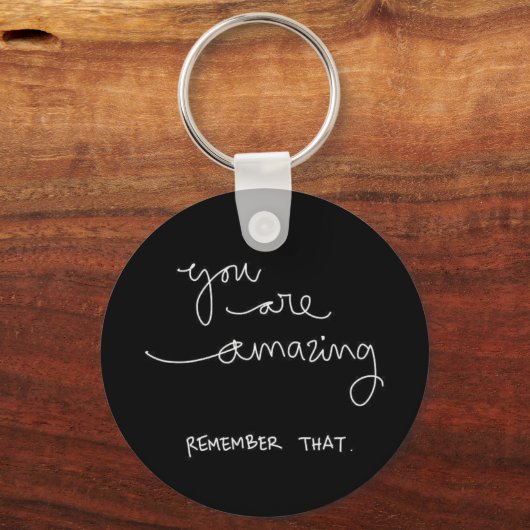あなたは素晴らしい思い出す褒め言葉エンコーグ キーホルダー (正面)