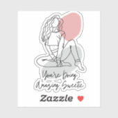 あなたは素晴らしい恋人をしている シール (シート)