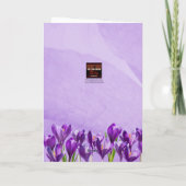 あなたは素晴らしい感謝（ローマ12:10） カード (裏面)