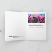 あなたは素晴らしい感謝（ローマ12:10） カード (内部)