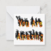 あなたは素晴らしい抽象芸術 ノートカード (正面)