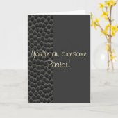 あなたは素晴らしい牧師 カード (黄色い花)