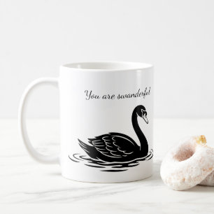 あなたは素晴らしい黒鳥です Funny Goth ギフト コーヒーマグカップ