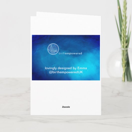 あなたは素晴らしい カード (裏面)