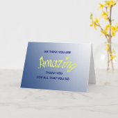 あなたは素晴らしい カード (黄色い花)