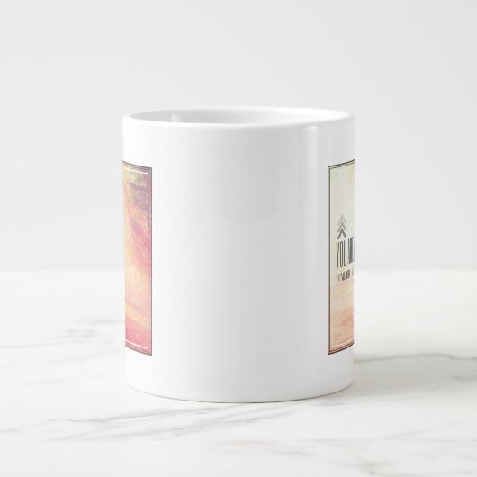 あなたは素晴らしい ジャンボコーヒーマグカップ (正面)