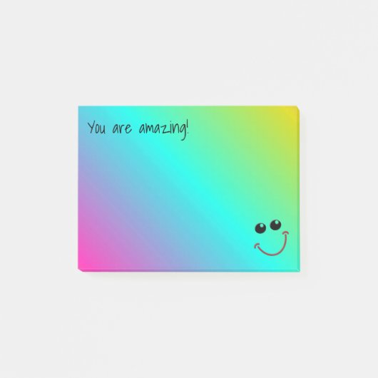 あなたは素晴らしい！-ノートパッド ポストイット (正面)