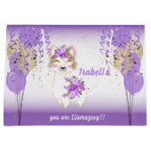 あなたは素晴らしい – パープル ラージペーパーバッグ (正面)