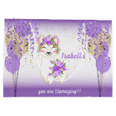 あなたは素晴らしい – パープル ラージペーパーバッグ (裏面)