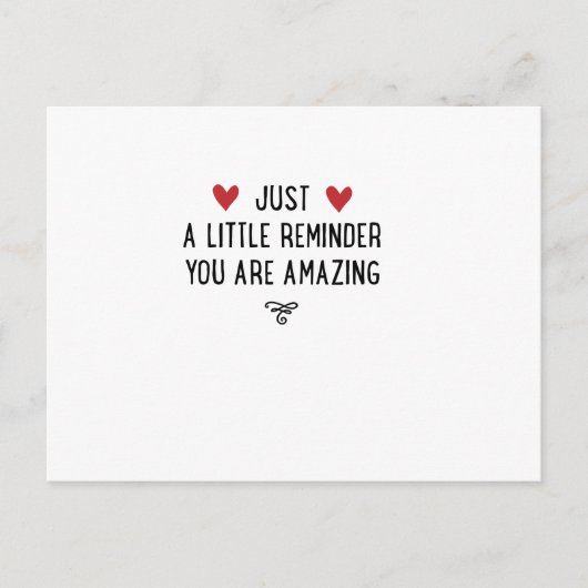 あなたは素晴らしい ポストカード (正面)