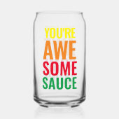 あなたは素晴らしい!世界賛辞の日 ガラス缶 (裏面)