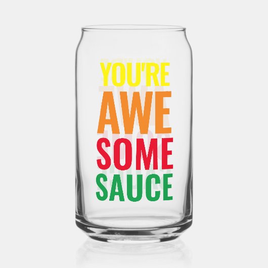 あなたは素晴らしい！世界賛辞の日 ガラス缶 (裏面)