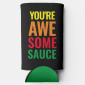 あなたは素晴らしい！世界賛辞の日 スリム缶クーラー (裏面)