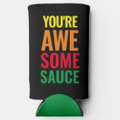 あなたは素晴らしい！世界賛辞の日 スリム缶クーラー (正面)