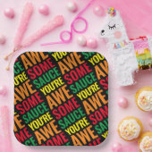 あなたは素晴らしい!世界賛辞の日 ペーパープレート (パーティー)