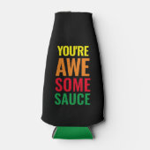 あなたは素晴らしい！世界賛辞の日 ボトルクーラー (正面)