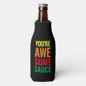 あなたは素晴らしい！世界賛辞の日 ボトルクーラー (ボトル正面)