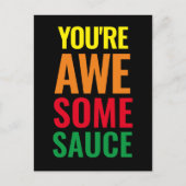 あなたは素晴らしい!世界賛辞の日 ポストカード (正面)