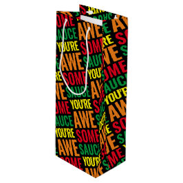 あなたは素晴らしい！世界賛辞の日 ワインギフトバッグ