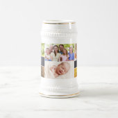 あなたは素晴らしい!写真カスタムコラージュ ビールジョッキ (中央)