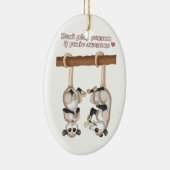 あなたは素晴らしかったらふくろねずみを遊ばないで下さい セラミックオーナメント (右)