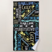 あなたは素晴らしのお祝い ビーチタオル (正面)