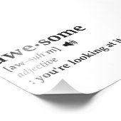 あなたは素晴らしの検討の定義 フォトプリント            (角)