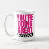 あなたは素晴らしやれ!コーヒーマグ コーヒーマグカップ (左)