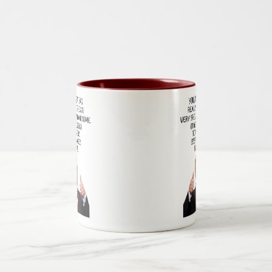 あなたは素晴らしパパ切れ ツートーンマグカップ (中央)