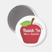 あなたは素晴らし先生!先生鑑賞リンゴ マグネット (正面/裏面)
