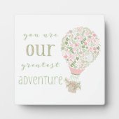 あなたは素晴らし赤ん坊の女の子の冒険 フォトプラーク (正面)