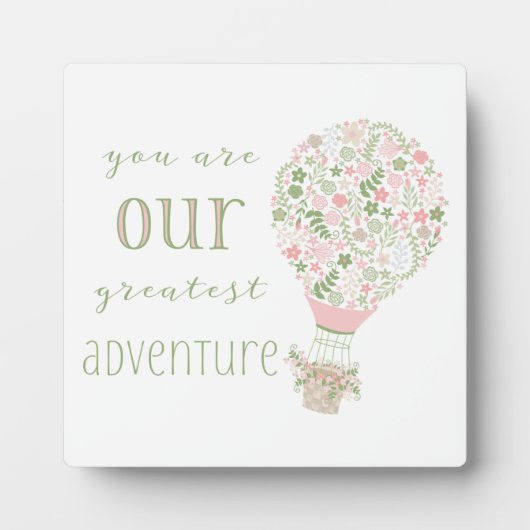 あなたは素晴らし赤ん坊の女の子の冒険 フォトプラーク (正面)