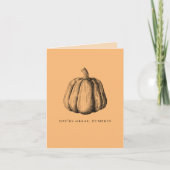 あなたは素晴らし，かぼちゃ-ヴィンテージかわいいラブカード カード (正面)