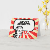 あなたは素晴らし カード (黄色い花)