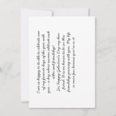 あなたは素晴らし、ガレンティン！カード ノートカード (裏面)