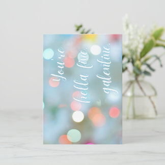 あなたは素晴らし、ガレンティン！カード ノートカード