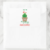 あなたは素晴らし!シール 長方形シール (バッグ)