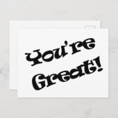 あなたは素晴らし ポストカード (正面/裏面)