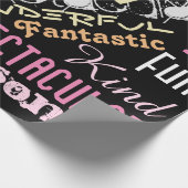 あなたは素晴らし!名前の単語おもしろいの折り返し ラッピングペーパー (角)