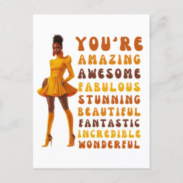 あなたは素晴ら素晴らししい美素晴らししい シーズンポストカード