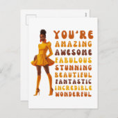 あなたは素晴ら素晴らししい美素晴らししい シーズンポストカード (正面/裏面)