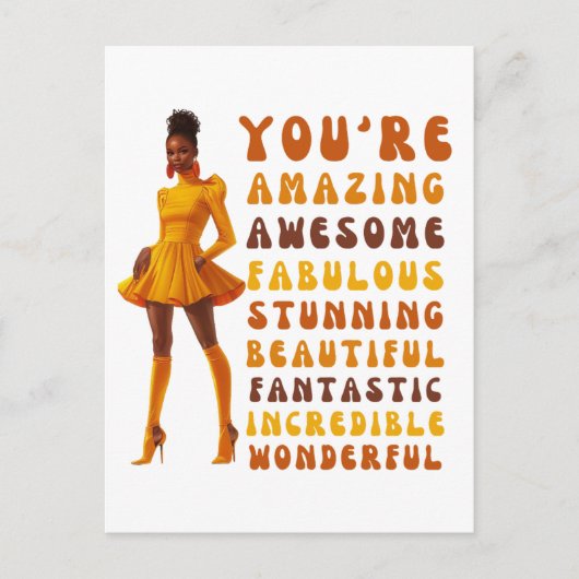 あなたは素晴ら素晴らししい美素晴らししい シーズンポストカード (正面)