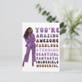 あなたは素晴素晴らしらしい、素晴ら素晴らししい シーズンポストカード (スタンド正面)