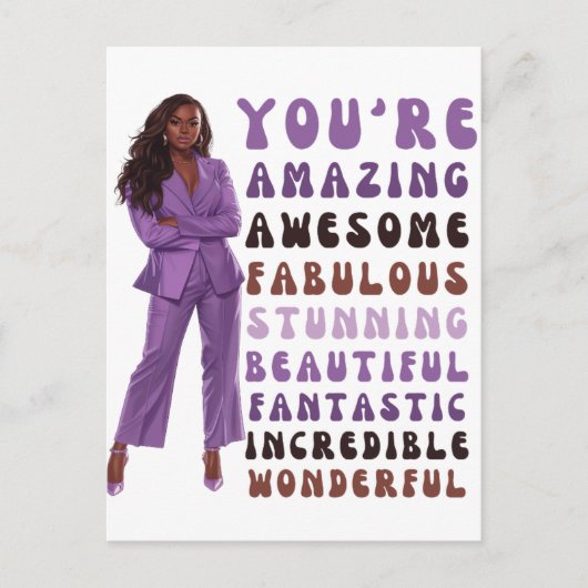 あなたは素晴素晴らしらしい、素晴ら素晴らししい シーズンポストカード (正面)