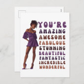 あなたは素晴素晴らしらしい、素晴ら素晴らししい シーズンポストカード (正面/裏面)