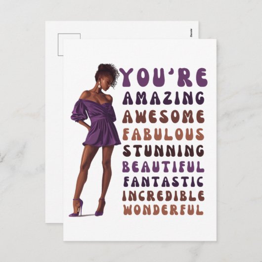 あなたは素晴素晴らしらしい、素晴ら素晴らししい シーズンポストカード (正面/裏面)