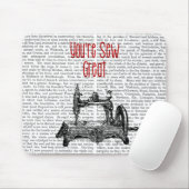 あなたは縫素晴らしイラストレーション マウスパッド (マウス)