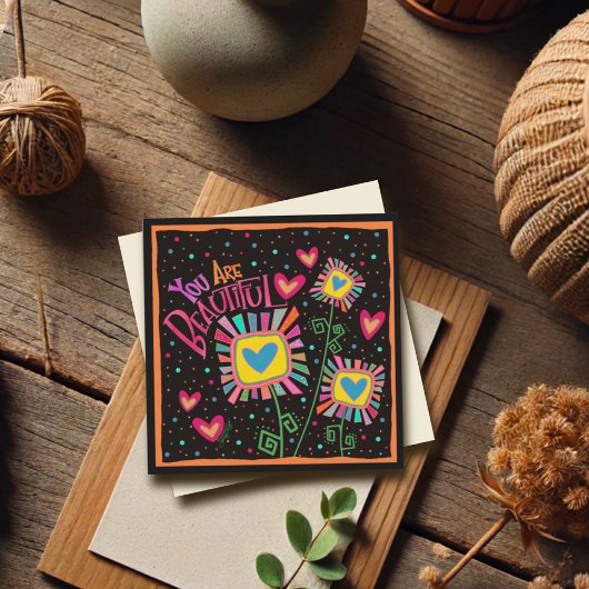 あなたは美しいおもしろい考えフローラの